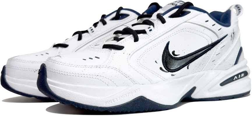 나이키 에어 모나크 IV '잉크 웨이브 블랙 화이트' (커스텀) 415445-102(Team95-墨浪) Lookbook 나이키 에어 모나크 IV '잉크 웨이브 블랙 화이트' (커스텀) 415445-102(Team95-墨浪)