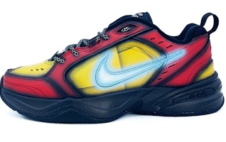 【カスタムシューズ】ナイキ エア モナーク IV 'アイアンアーマー ブラックレッド' 415445-001(Team91-黑红机甲拼接风A007) Buy 【カスタムシューズ】ナイキ エア モナーク IV 'アイアンアーマー ブラックレッド' 415445-001(Team91-黑红机甲拼接风A007)