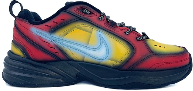 【客製球鞋】Nike Air Monarch 4 鋼鐵人裝甲風 耐磨 低筒 老爸鞋 男款 黑紅 Order 【客製球鞋】Nike Air Monarch 4 鋼鐵人裝甲風 耐磨 低筒 老爸鞋 男款 黑紅