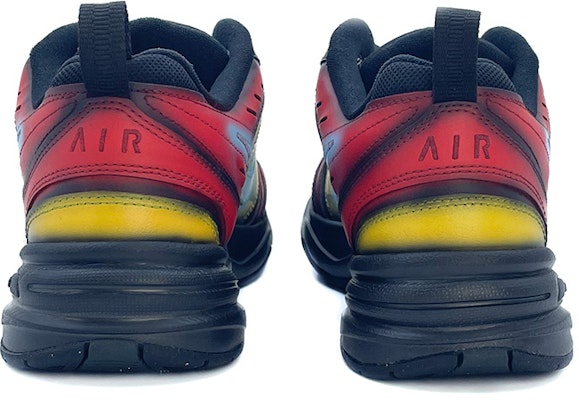 Zapatillas Nike Air Monarch IV 'Armadura Negra Roja' Personalizadas 415445-001(Team91-黑红机甲拼接风A007) Shop Zapatillas Nike Air Monarch IV 'Armadura Negra Roja' Personalizadas 415445-001(Team91-黑红机甲拼接风A007)
