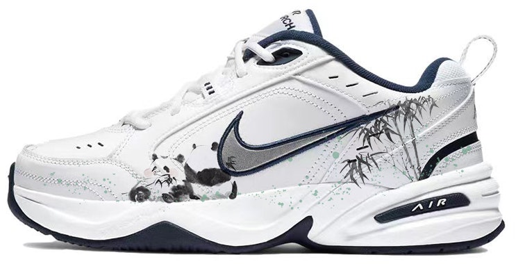 custom-shoes-nike-air-monarch-iv-lazy-panda
