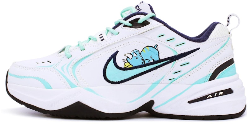 【訂製球鞋】Nike Air Monarch 4 三角精靈QQ龍 塗鴉手繪 簡約 復古舒適 皮革 輕質 編織 防滑耐磨 低筒 老爹鞋 男女款 薄荷綠 Order 【訂製球鞋】Nike Air Monarch 4 三角精靈QQ龍 塗鴉手繪 簡約 復古舒適 皮革 輕質 編織 防滑耐磨 低筒 老爹鞋 男女款 薄荷綠