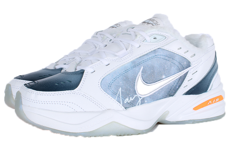 Lookbook [定制鞋] 耐克 Air Monarch IV '星空雪日' AV6676-100(Team10-夏夜傍晚)