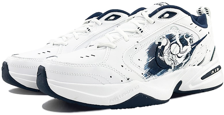 【定製球鞋】Nike Air Monarch 4 低筒 跑步鞋 男女共款 藏藍 Shop 【定製球鞋】Nike Air Monarch 4 低筒 跑步鞋 男女共款 藏藍