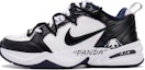 Order 【定製球鞋】 Nike Air Monarch 4 織物皮革 OKHR 黑白熊貓 panda 黑白解構風 520 減震耐磨支撐 低筒 老爸鞋 男女同款 黑白