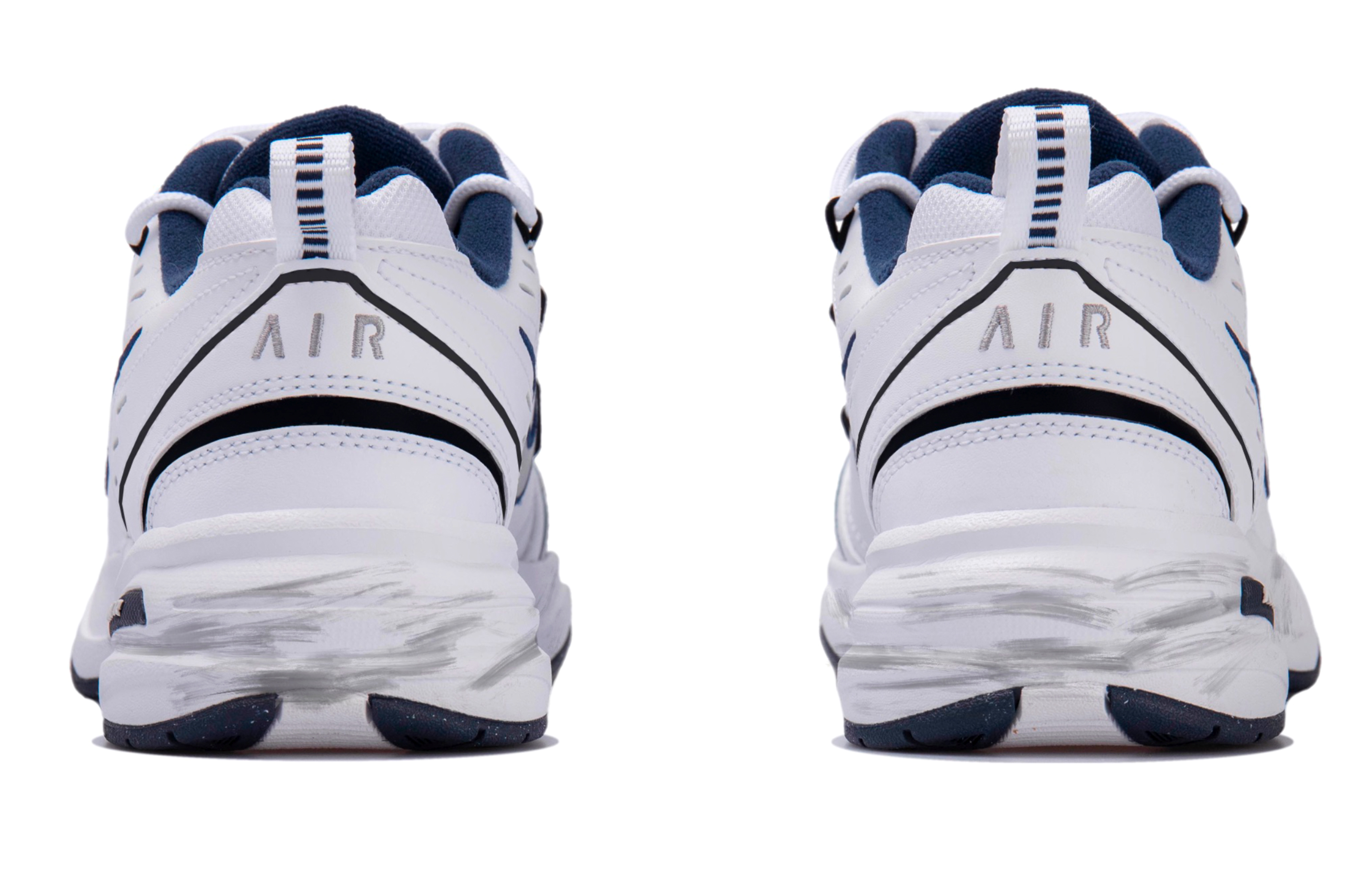 [Custom Shoes] Nike Air Monarch IV 'Panda Distressed Black-Pink' 圖 5