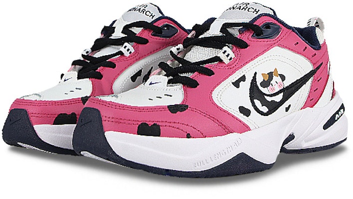 나이키 에어 모나크 IV '핑크 카우' 커스텀 슈즈 415445-102(Team58-粉红奶牛) Shop 나이키 에어 모나크 IV '핑크 카우' 커스텀 슈즈 415445-102(Team58-粉红奶牛)