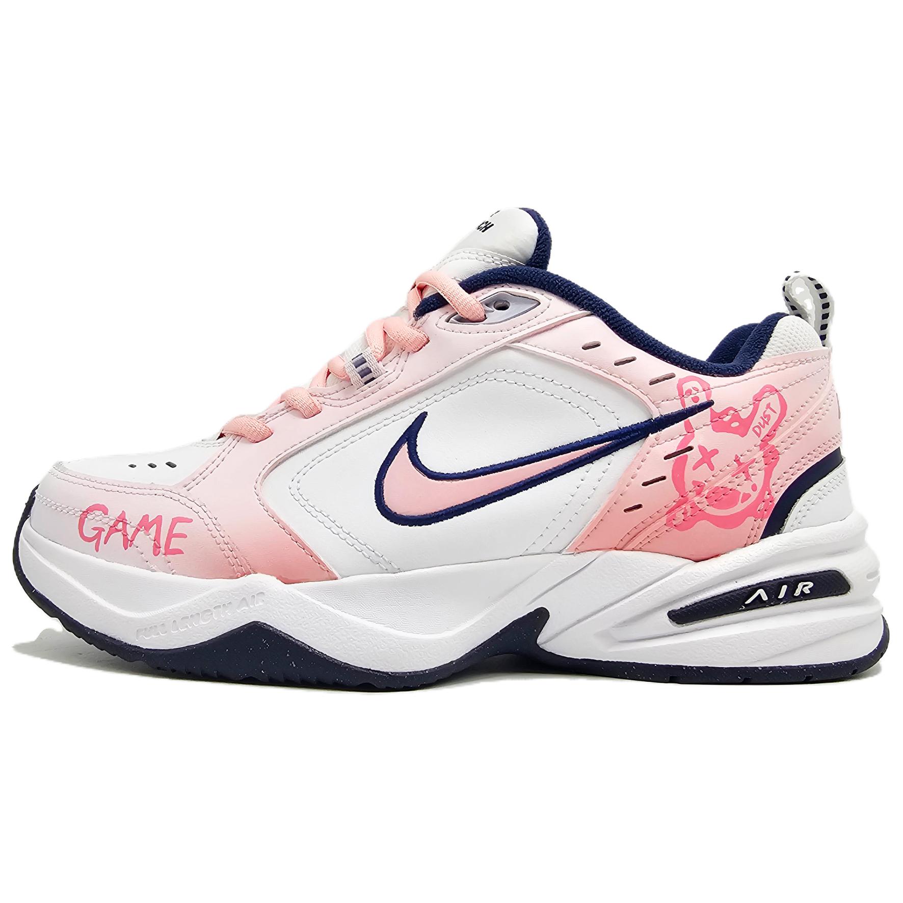 [Custom Shoes] Nike Air Monarch IV 'Pink Player'
