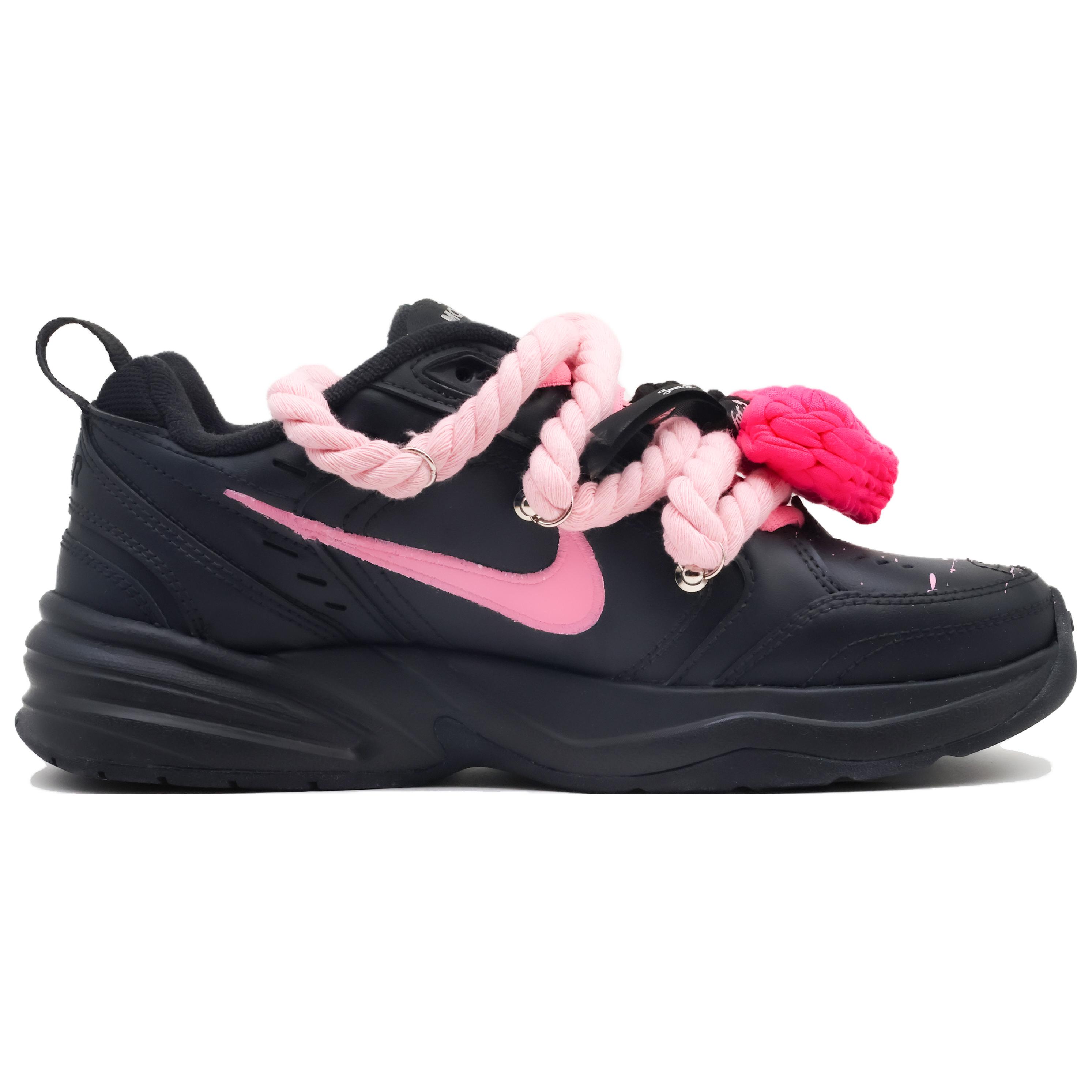 [Custom Shoes] Nike Air Monarch IV 'Pink Splatter' 圖 2