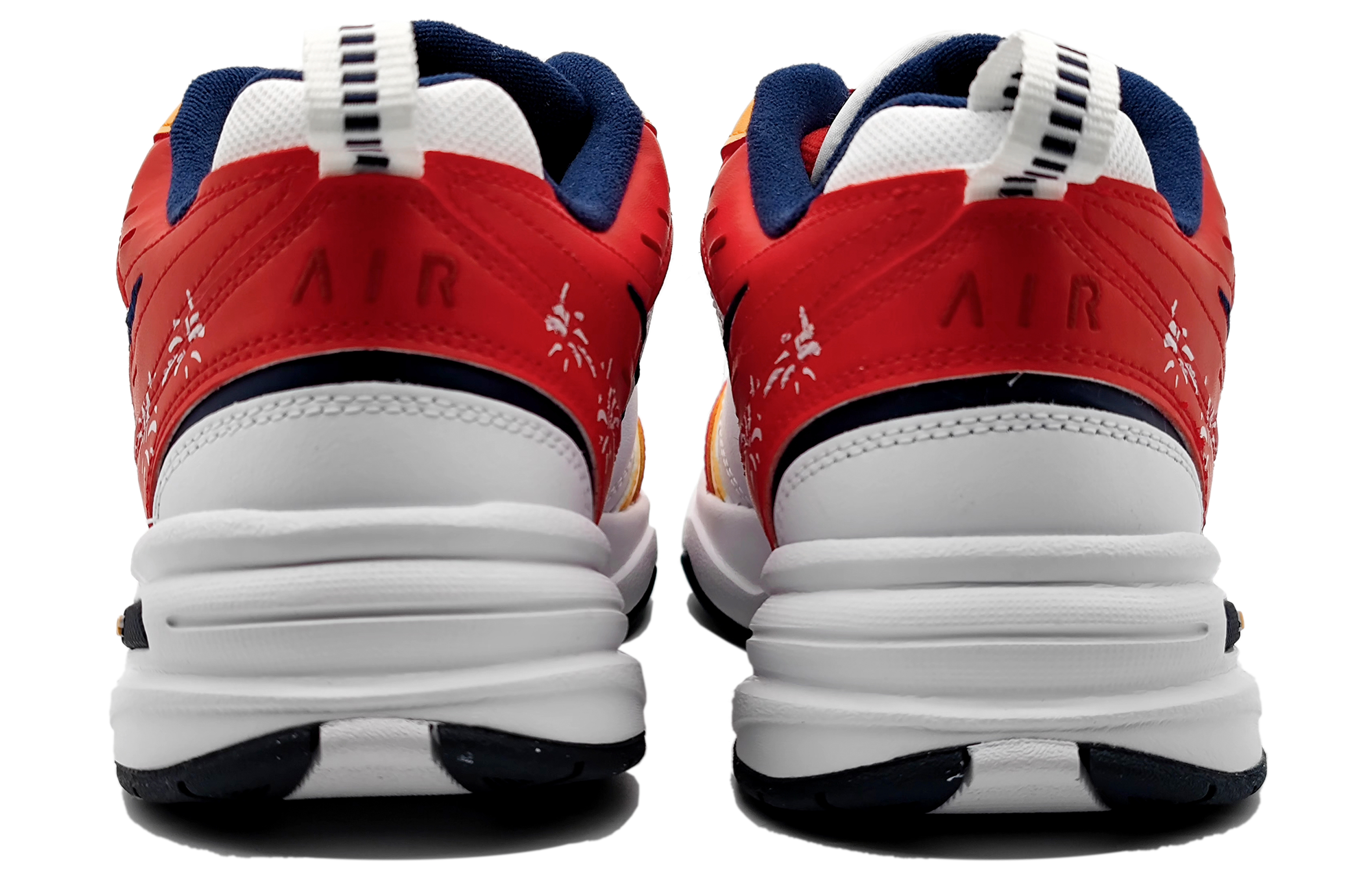 [Custom Shoes] Nike Air Monarch IV 'Racer Red Fireworks' 圖 5