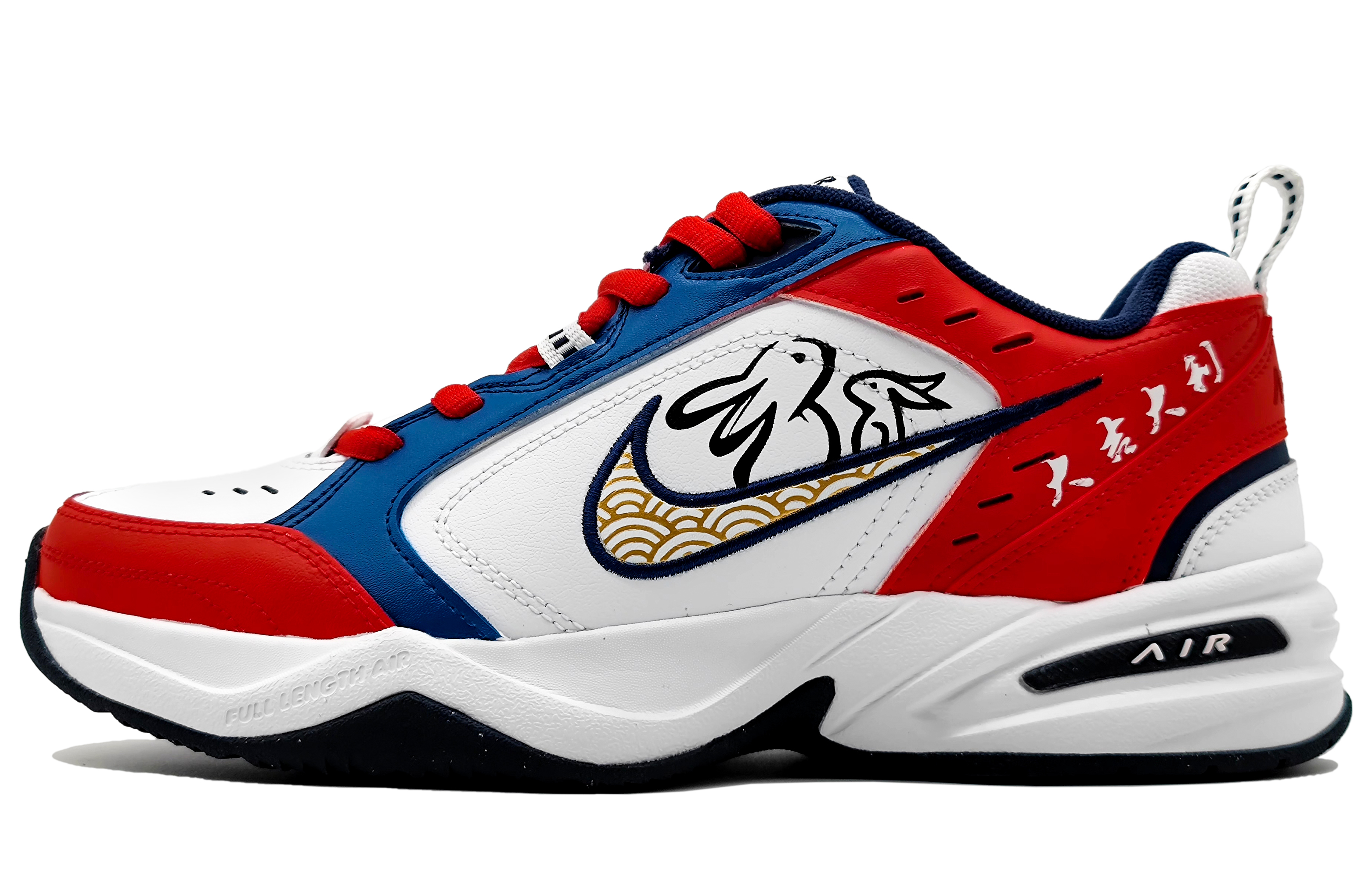 Buy [Kasut Rekaan] Nike Air Monarch IV 'Racing Red Bunny Graffiti' 415445-102(Team16-男女款大吉大利红蓝QD)