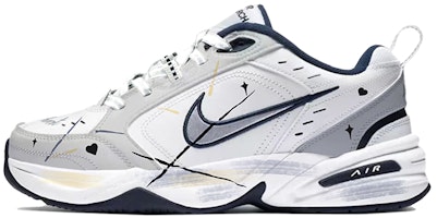 【訂製球鞋】 Nike Air Monarch 4 改色訂製 反光效果 塗鴉 情人節 增高 復古 低幫 老爹鞋 男女同款 灰 Buy 【訂製球鞋】 Nike Air Monarch 4 改色訂製 反光效果 塗鴉 情人節 增高 復古 低幫 老爹鞋 男女同款 灰