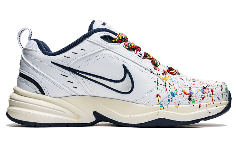 [Custom Shoes] Nike Air Monarch IV 'Retro Graffiti White-Blue' 圖 2