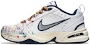 Buy 나이키 에어 모나크 IV "레트로 유화 그라피티 - 화이트 블루" 415445-102(TeamB-男女款泼墨银钩F-BOX)