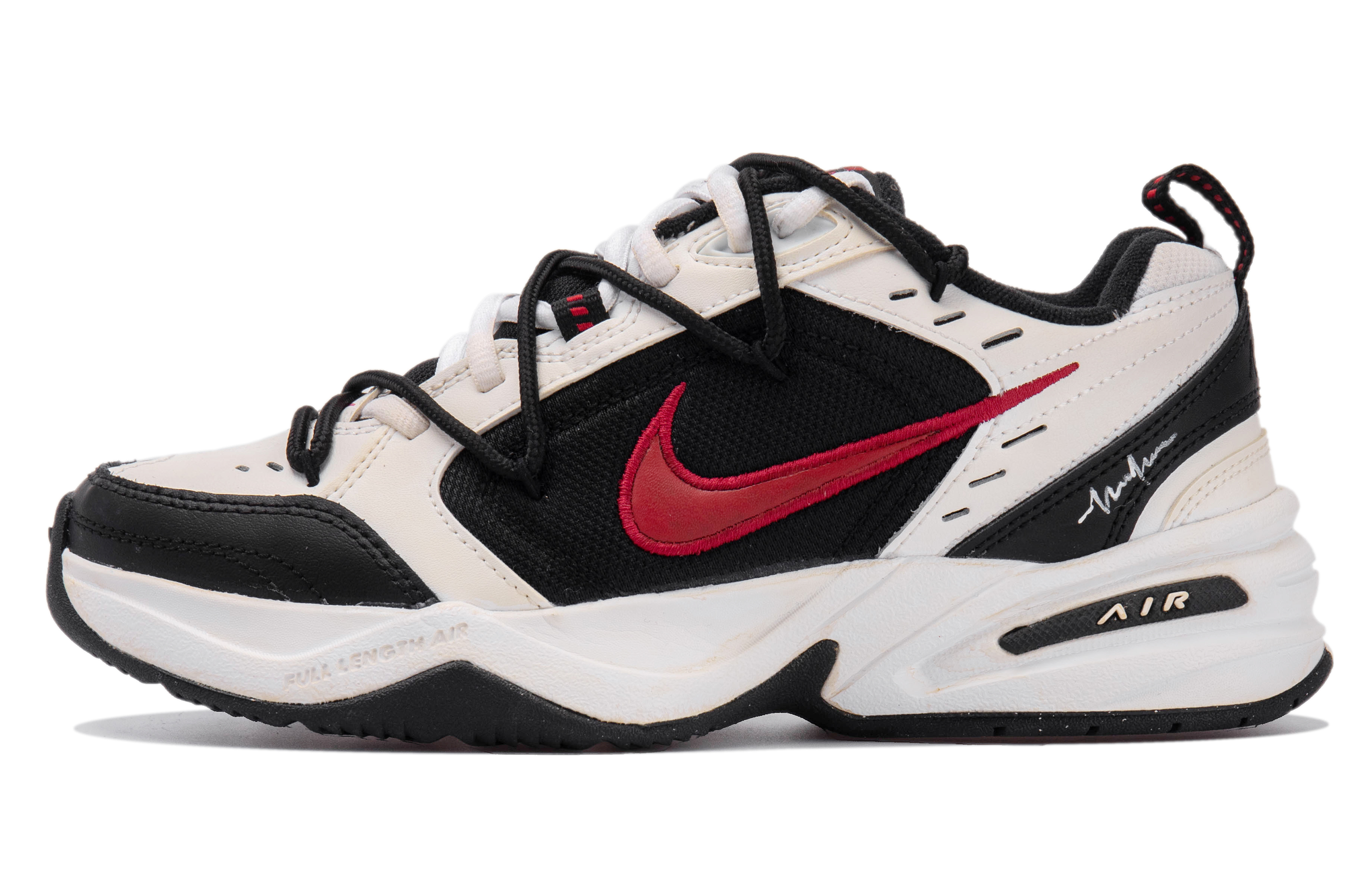 [Custom Shoes] Nike Air Monarch IV 'Retro Yellow Red Swoosh'