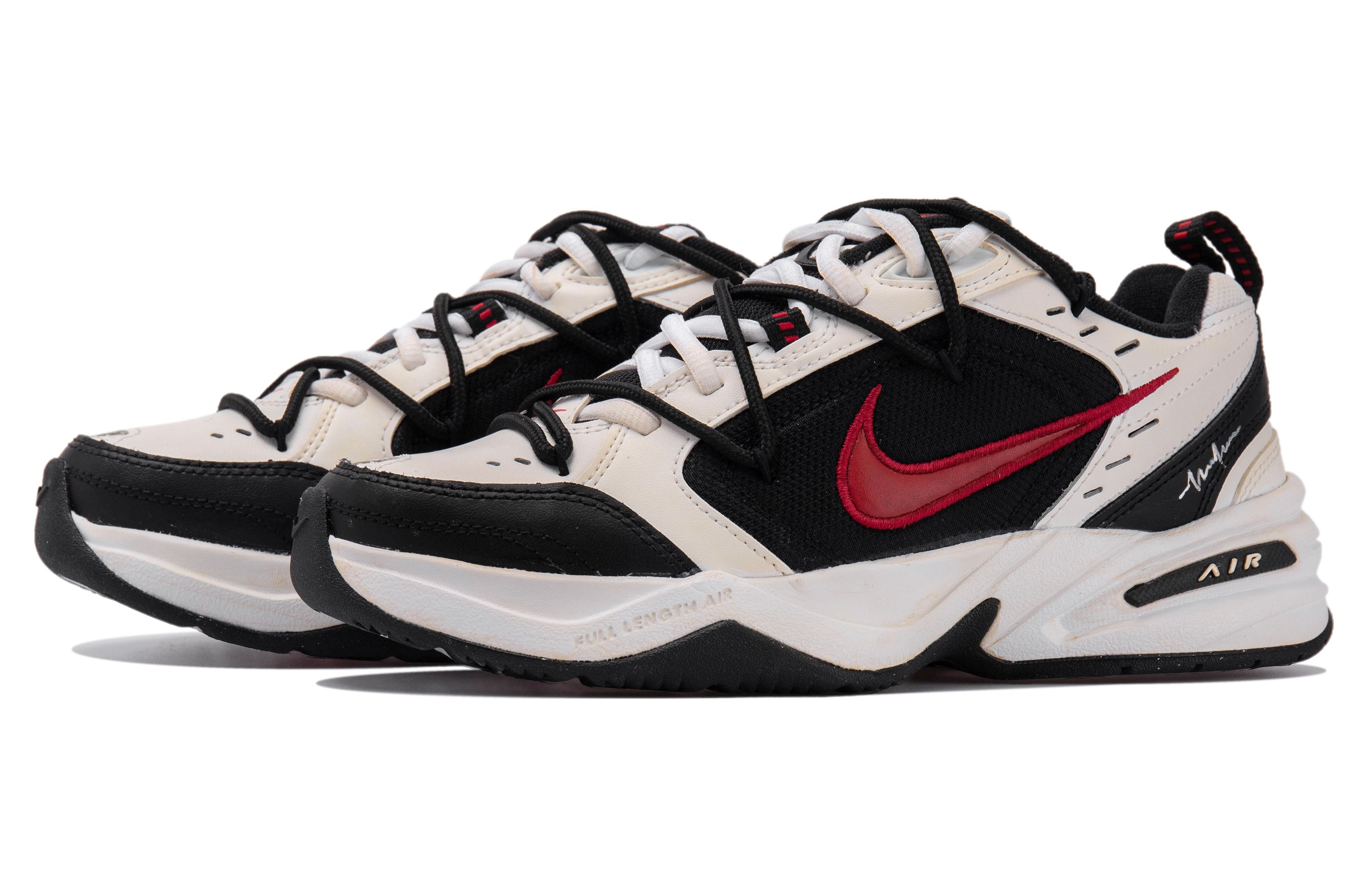 Shop 나이키 에어 모나크 4 '레트로 옐로우 레드 스우시' (커스텀) 415445-101(Team拾玖-复古黄）