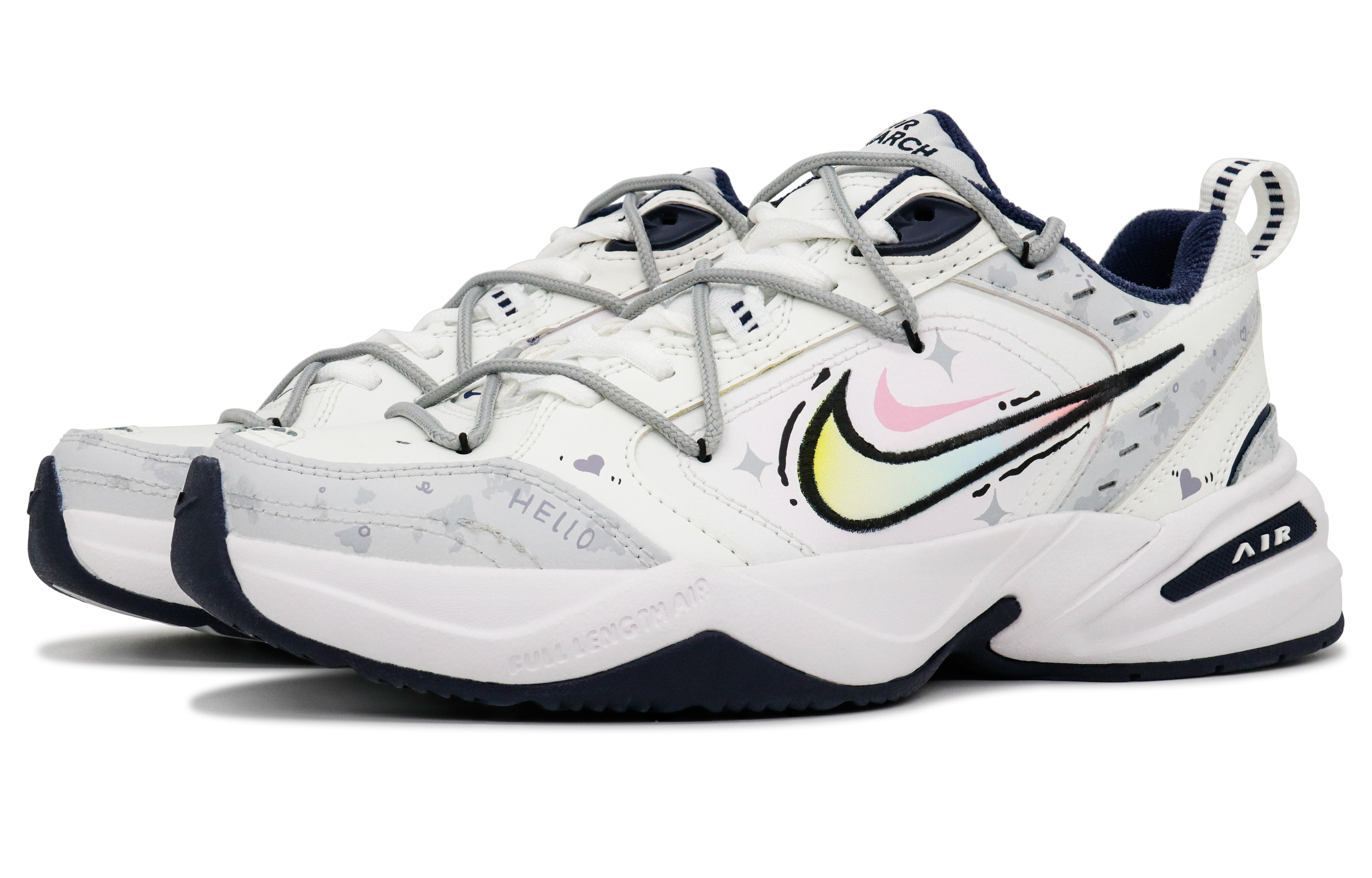 Shop [Zapatillas Personalizadas] Nike Air Monarch IV 'Stardust Graffiti CNY' 415445-102(Team201-男女款星辰光彩)