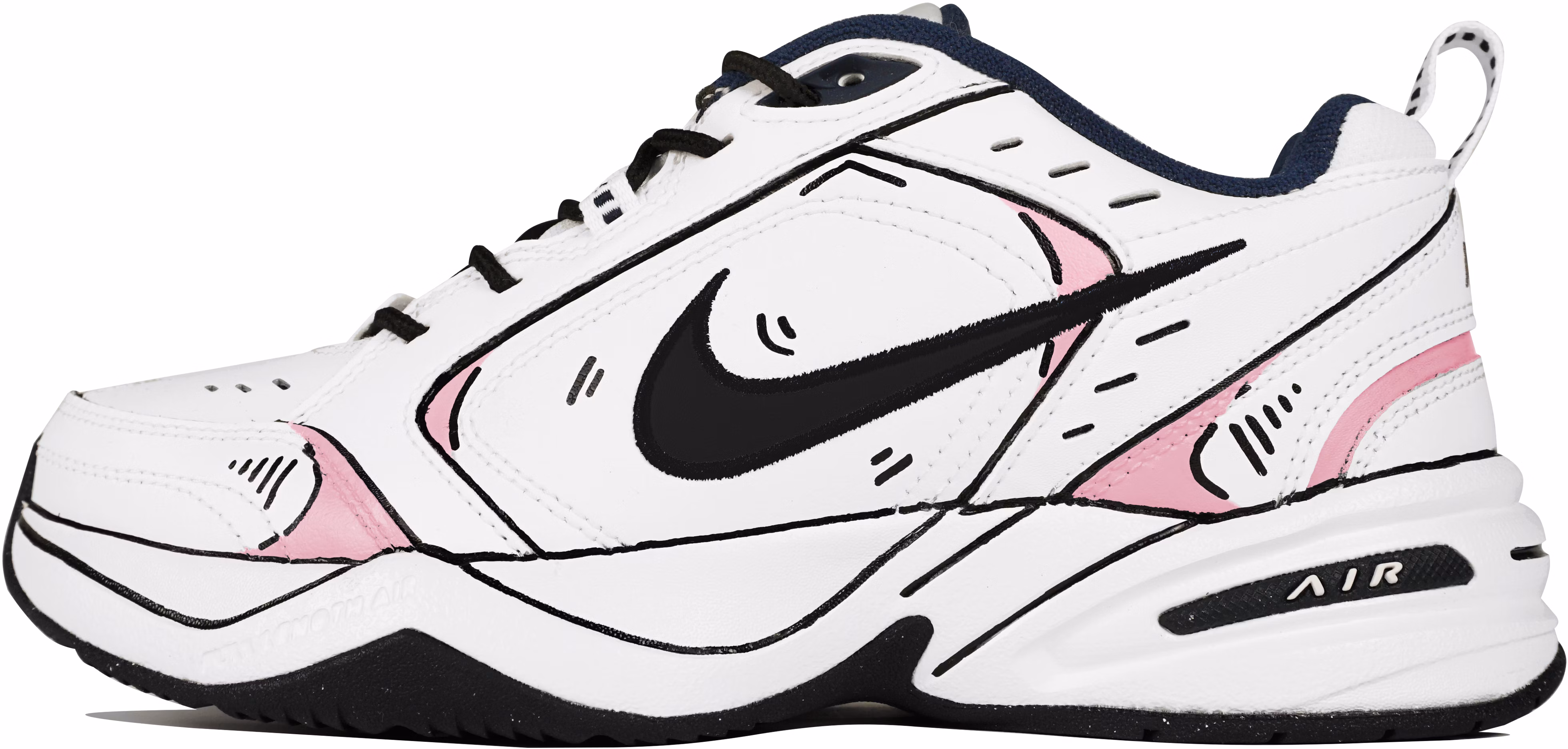 custom-shoes-nike-air-monarch-iv-strawberry-milk