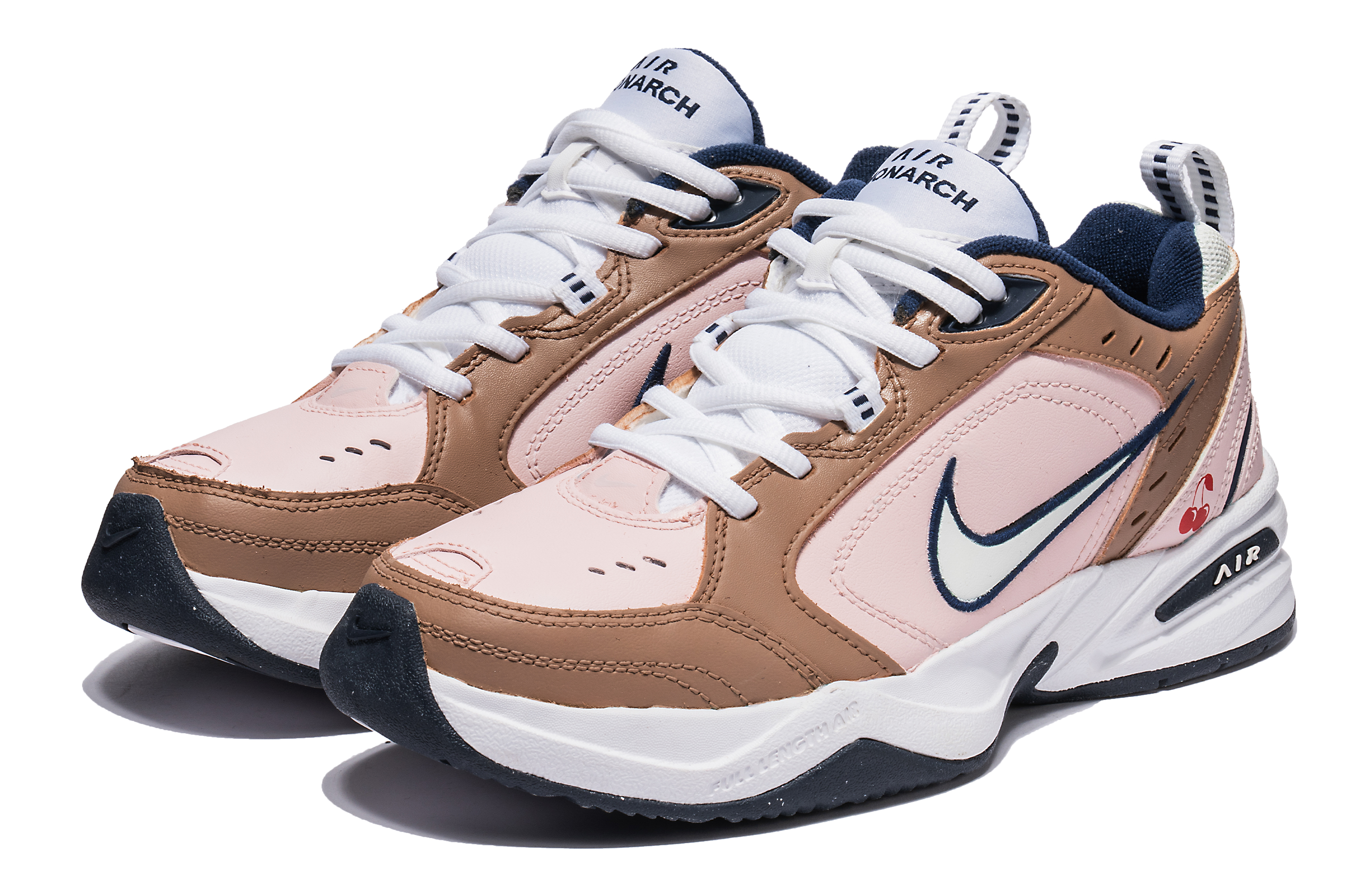 Shop 【カスタムシューズ】ナイキ エア モナーク IV「ストロベリーミルクシェイク＆モカ」 415445-102(Team22-樱桃摩卡)