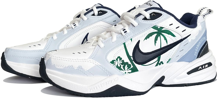【訂製球鞋】Nike Air Monarch 4 夏日椰林 春夏系列 海浪 椰子樹 塗鴉 清新 簡約 減震輕便 低筒 老爹鞋 男女同款 藍白 Shop 【訂製球鞋】Nike Air Monarch 4 夏日椰林 春夏系列 海浪 椰子樹 塗鴉 清新 簡約 減震輕便 低筒 老爹鞋 男女同款 藍白