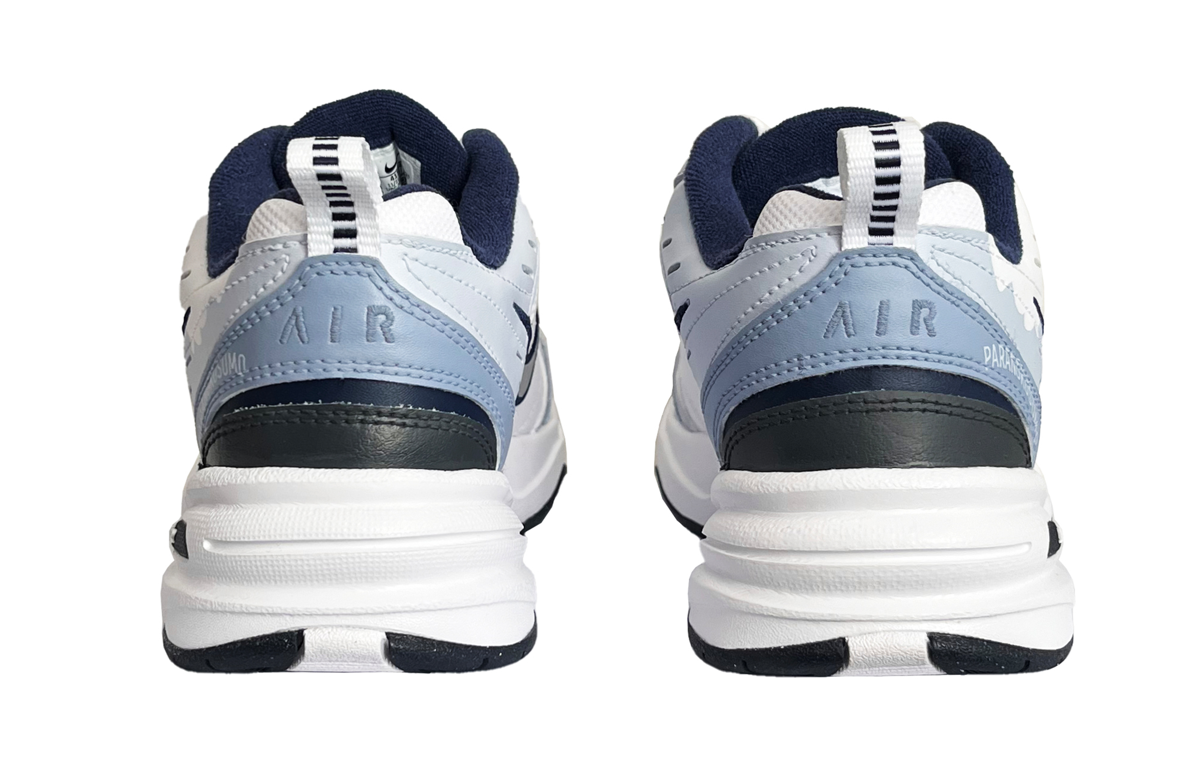 Details for 【訂製球鞋】Nike Air Monarch 4 夏日椰林 春夏系列 海浪 椰子樹 塗鴉 清新 簡約 減震輕便 低筒 老爹鞋 男女同款 藍白