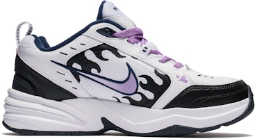 나이키 에어 모나크 IV "화이트-퍼플" 커스텀 415445-102(Team22-熊猫爱心火焰) Lookbook 나이키 에어 모나크 IV "화이트-퍼플" 커스텀 415445-102(Team22-熊猫爱心火焰)