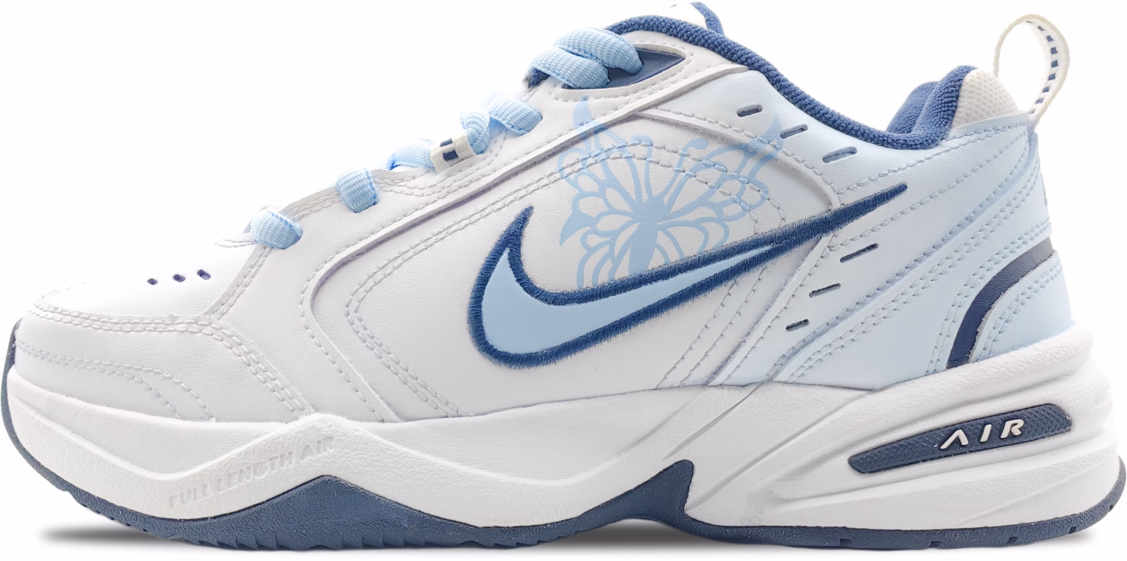 custom-shoes-nike-air-monarch-iv-white-blue-butterfly