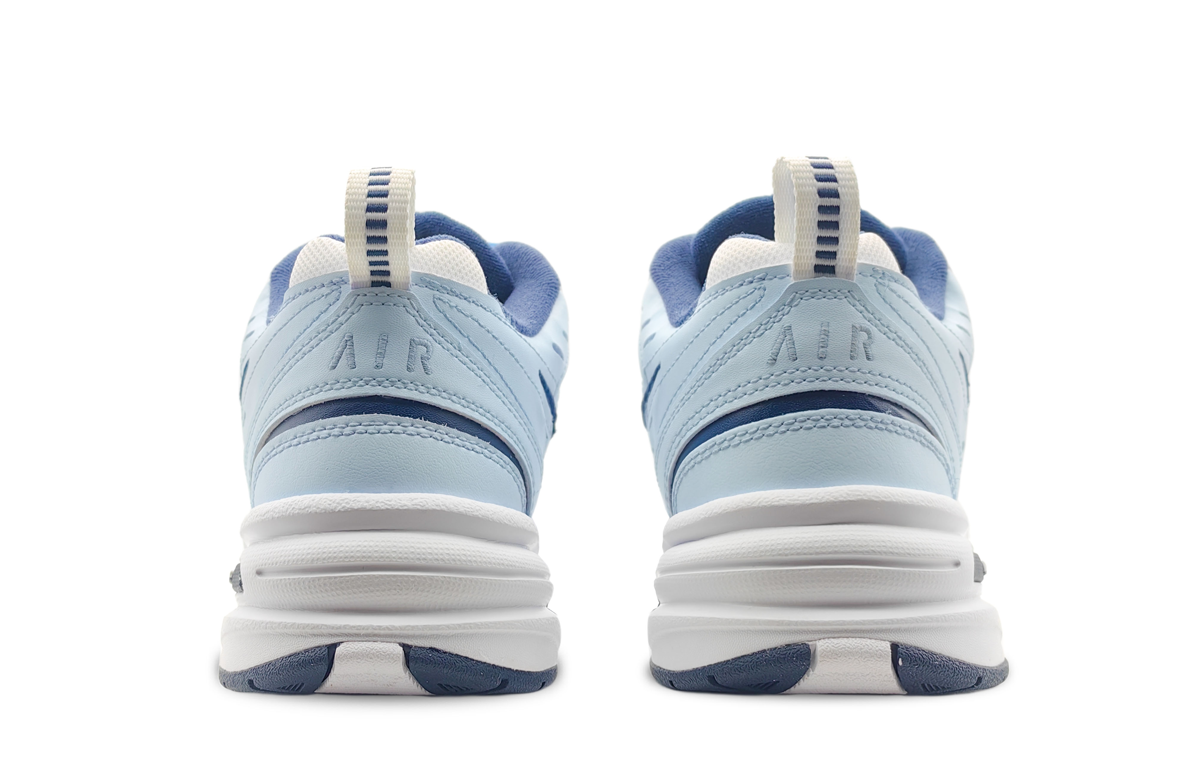 Details for 【客製球鞋】 Nike Air Monarch 4 藍蝶  百搭舒適  復古經典 時尚潮流 防滑耐磨增高 低筒 老爹鞋 男女同款 白藍色