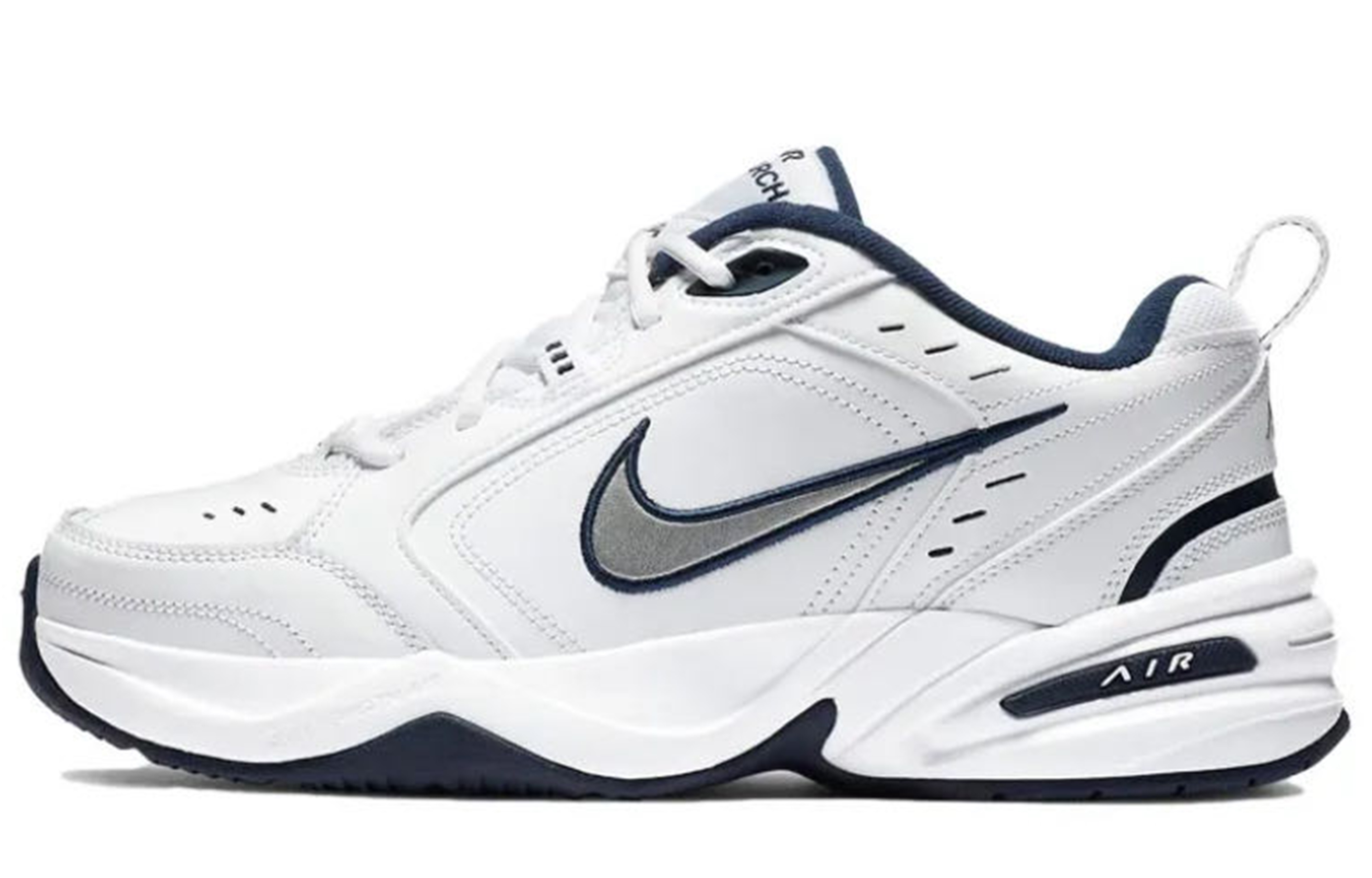 Cheap 【客製球鞋】 Nike Air Monarch 4 藍蝶  百搭舒適  復古經典 時尚潮流 防滑耐磨增高 低筒 老爹鞋 男女同款 白藍色