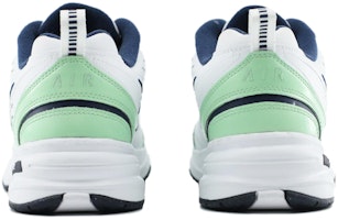 【訂製球鞋】 Nike Air Monarch 4 White Navy 球場藝術家憤怒蛙 可愛卡通 經典百搭 減震防滑耐磨支撐 低筒 爸爸鞋 男女同款 白綠 Purchase 【訂製球鞋】 Nike Air Monarch 4 White Navy 球場藝術家憤怒蛙 可愛卡通 經典百搭 減震防滑耐磨支撐 低筒 爸爸鞋 男女同款 白綠