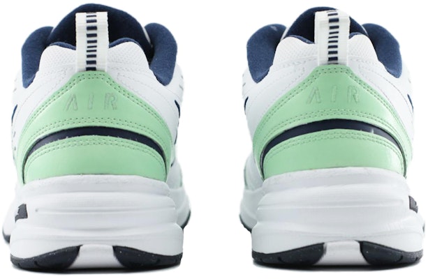 【訂製球鞋】 Nike Air Monarch 4 White Navy 球場藝術家憤怒蛙 可愛卡通 經典百搭 減震防滑耐磨支撐 低筒 爸爸鞋 男女同款 白綠 Purchase 【訂製球鞋】 Nike Air Monarch 4 White Navy 球場藝術家憤怒蛙 可愛卡通 經典百搭 減震防滑耐磨支撐 低筒 爸爸鞋 男女同款 白綠
