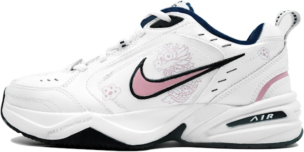 カスタムシューズ ナイキエアモナークIV 'ホワイトネイビードラゴンベビー' 415445-102(Team113-龙宝宝) Buy カスタムシューズ ナイキエアモナークIV 'ホワイトネイビードラゴンベビー' 415445-102(Team113-龙宝宝)