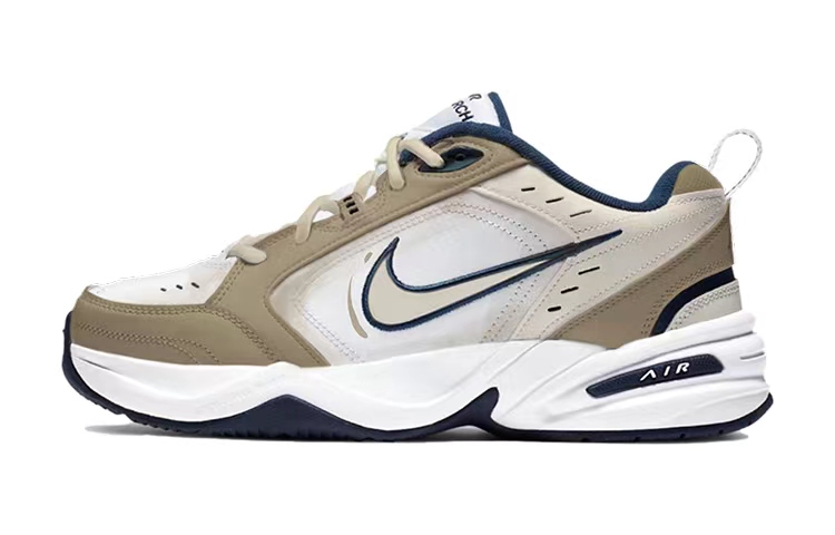 [Custom Shoes] Nike Air Monarch IV 'White Navy Khaki Custom'