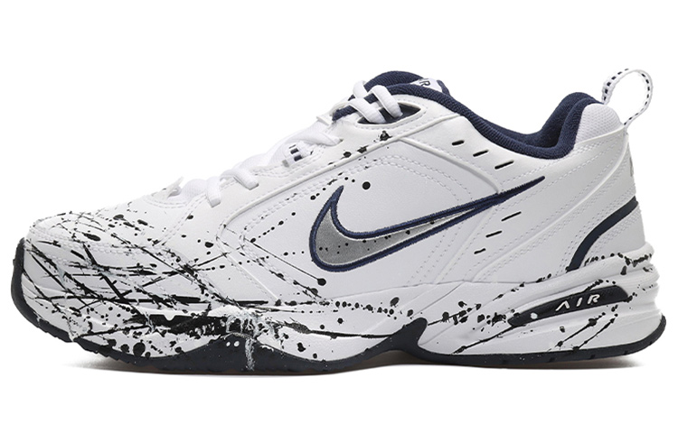 Buy Zapatillas Nike Air Monarch IV 'Blanco Azul Tinta' 415445-102(Team10-泼墨黑男女黑白QD)