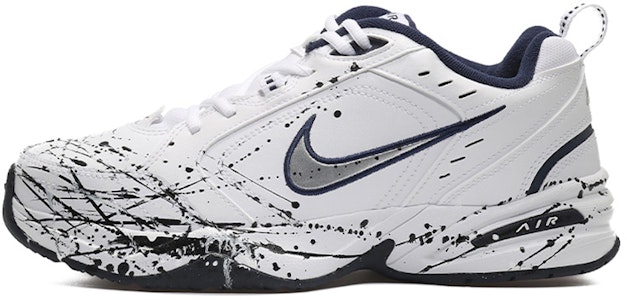 나이키 에어 모나크 IV '화이트 네이비 스플래시 잉크' (커스텀) 415445-102(Team10-泼墨黑男女黑白QD) Buy 나이키 에어 모나크 IV '화이트 네이비 스플래시 잉크' (커스텀) 415445-102(Team10-泼墨黑男女黑白QD)