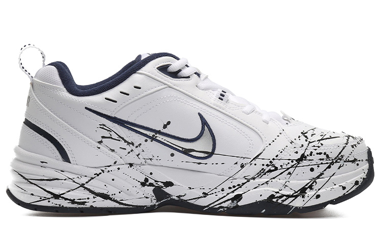 Order Zapatillas Nike Air Monarch IV 'Blanco Azul Tinta' 415445-102(Team10-泼墨黑男女黑白QD)