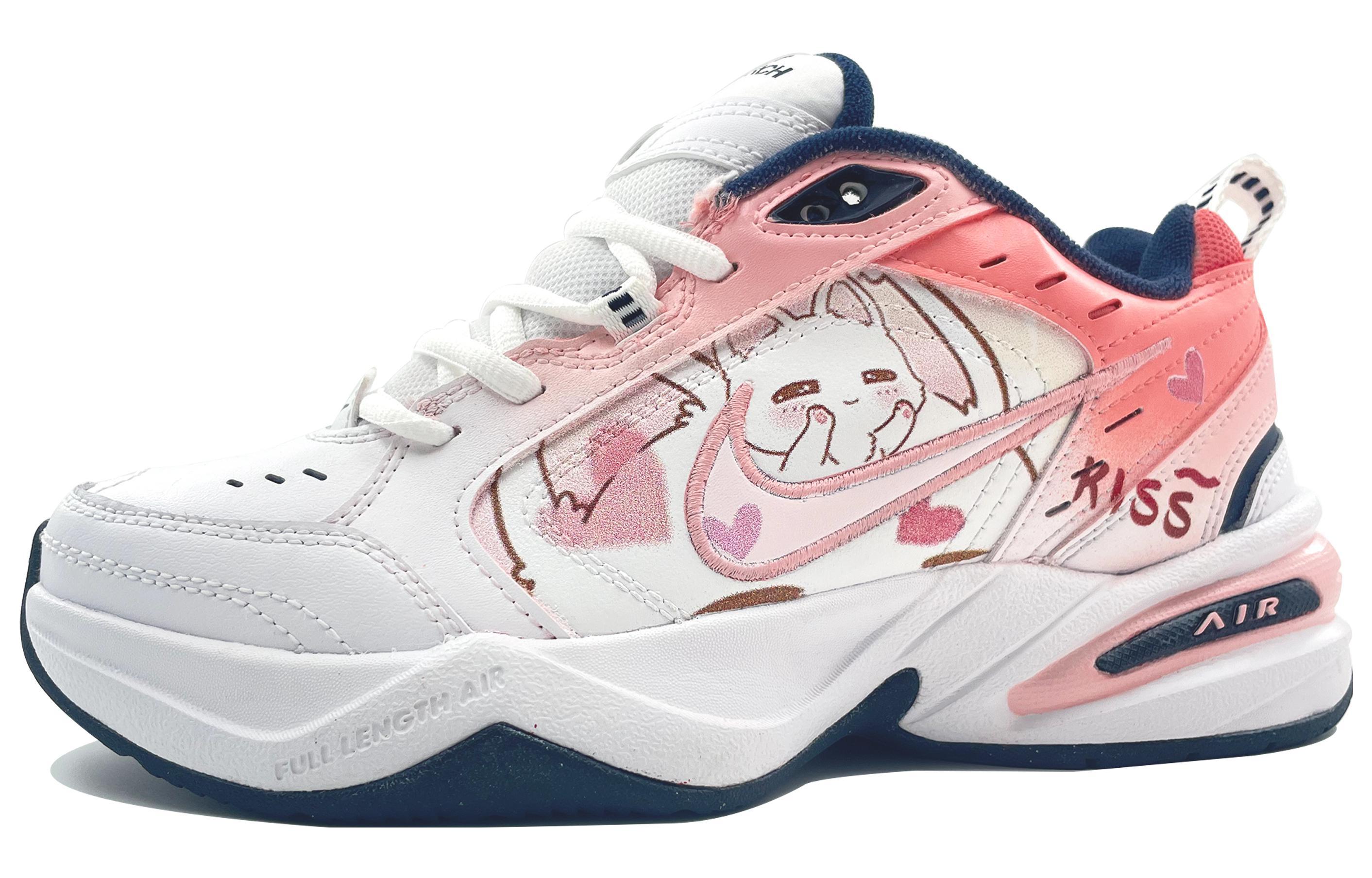 [Custom Shoes] Nike Air Monarch IV 'White Pink - Cute Rabbit' 圖 2