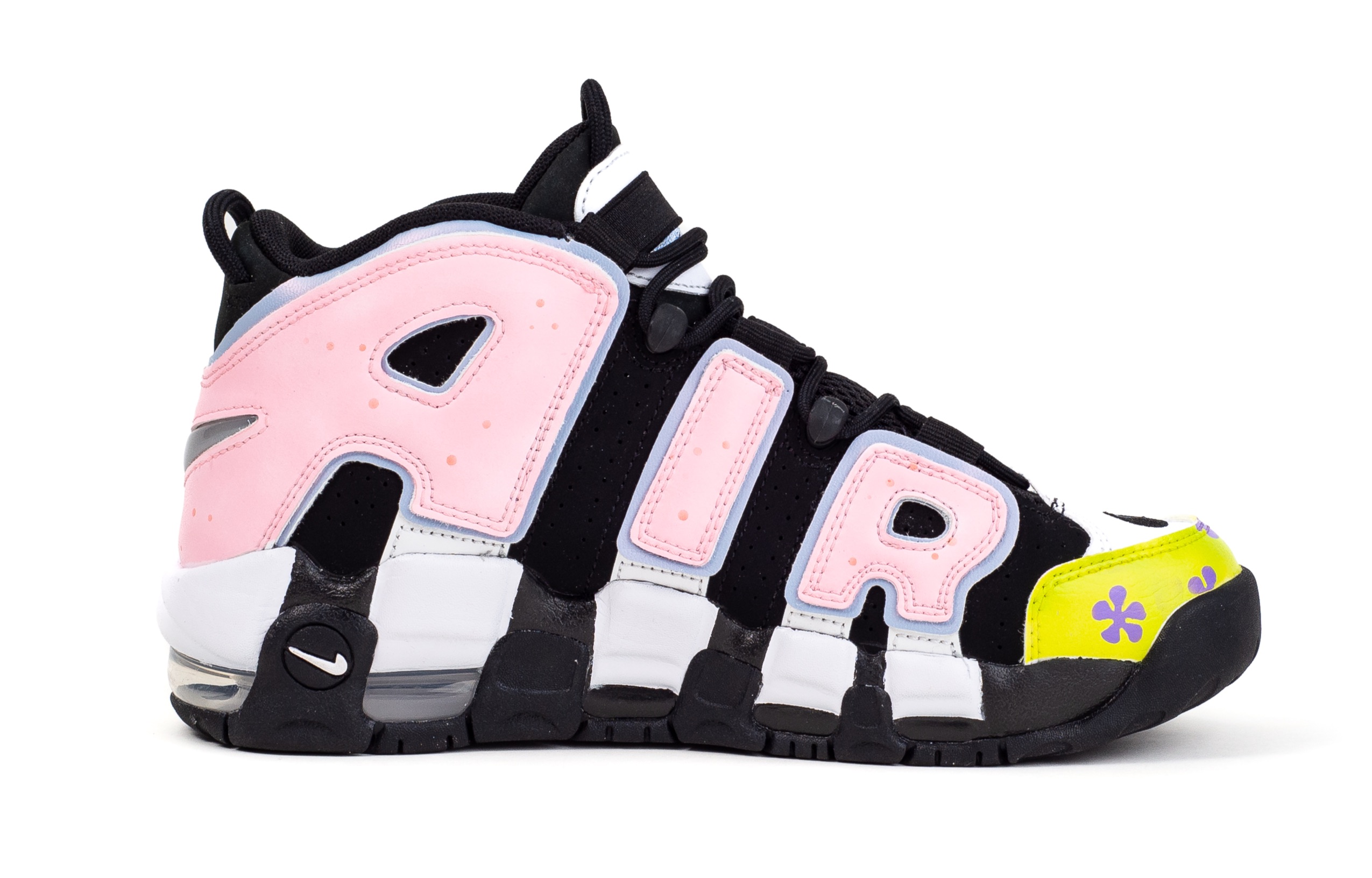 Order [定制鞋款] 耐克Air More Uptempo“动漫粉星” DQ6200-001(Team柒-海星GS款SBOX)