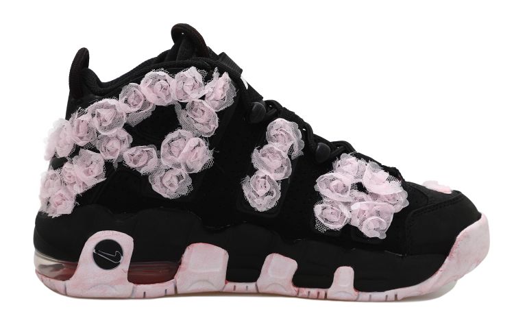[Custom Shoes] Nike Air More Uptempo 'Black Pink Rose' 圖 2