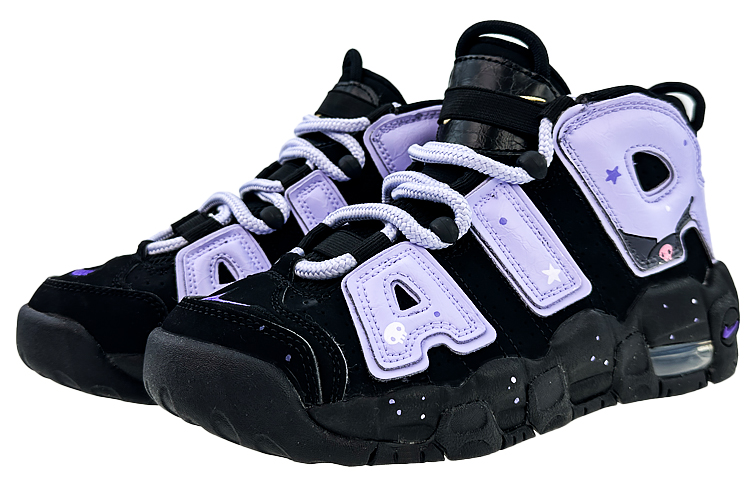 [Custom Shoes] Nike Air More Uptempo 'Black Purple' 圖 3