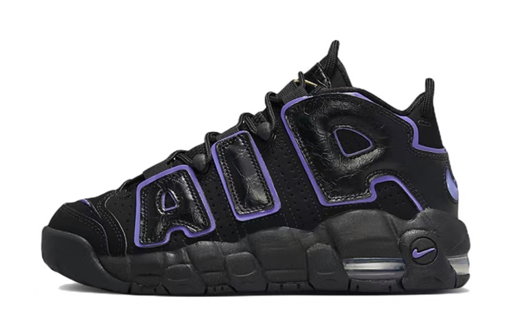 [Custom Shoes] Nike Air More Uptempo 'Black Purple' 圖 7