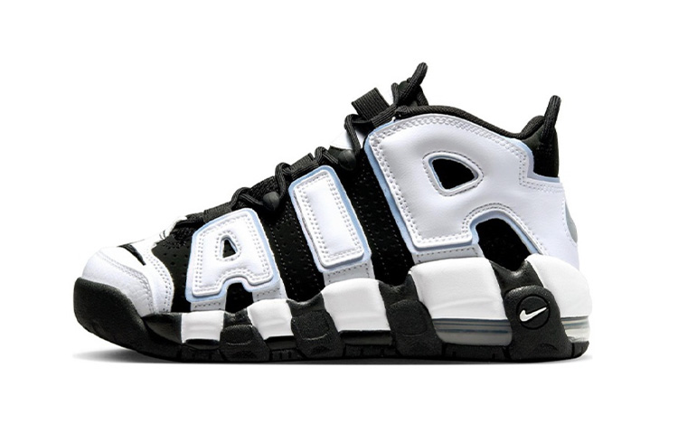 Sizing [Kasut Custom] Nike Air More Uptempo 'Hitam Merah Percikan Bow' DQ6200-001(Team58-泼墨蝴蝶结)