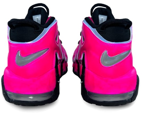 【定制球鞋】 Nike Air More Uptempo 辣酷風 Y2K 潮流 千禧 中幫 板鞋 GS 黑玫紅 Shop 【定制球鞋】 Nike Air More Uptempo 辣酷風 Y2K 潮流 千禧 中幫 板鞋 GS 黑玫紅