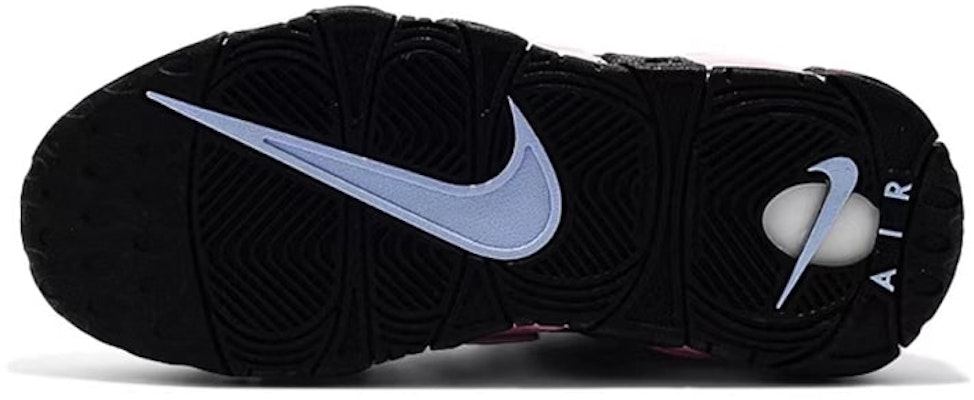 【定制球鞋】 Nike Air More Uptempo 辣酷風 Y2K 潮流 千禧 中幫 板鞋 GS 黑玫紅 Purchase 【定制球鞋】 Nike Air More Uptempo 辣酷風 Y2K 潮流 千禧 中幫 板鞋 GS 黑玫紅