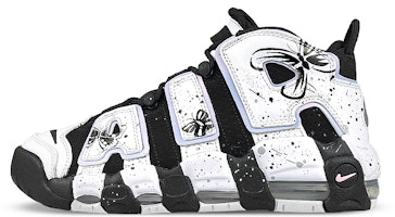 Zapatillas Nike Air More Uptempo 'Negro Blanco Caja Personalizada' DV0819-001(Team叁-男女皮蓬蝴蝶SBOX) Buy Zapatillas Nike Air More Uptempo 'Negro Blanco Caja Personalizada' DV0819-001(Team叁-男女皮蓬蝴蝶SBOX)