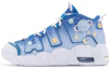 Buy 【定制球鞋】 Nike Air More Uptempo 藍色星空 立體星球 星空漸變 高筒 復古籃球鞋 GS 藍色