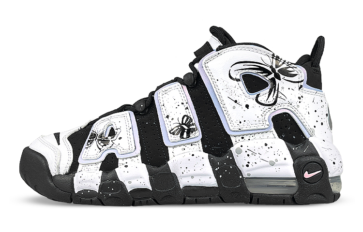 [Custom Shoes] Nike Air More Uptempo 'Butterfly Splatter'