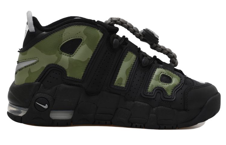 [Custom Shoes] Nike Air More Uptempo 'Camo Black Green' 圖 2