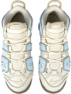 【訂製球鞋】Nike Air More Uptempo 糖果馬卡龍 襪子 禮盒 中筒 復古籃球鞋 GS 藍白 Shop 【訂製球鞋】Nike Air More Uptempo 糖果馬卡龍 襪子 禮盒 中筒 復古籃球鞋 GS 藍白