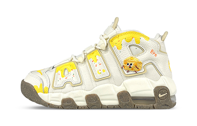 Order [定制鞋] 耐克Air More Uptempo '芝士奶茶逃逸日记' DX1939-100-485255